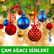 Yılbaşı çam Ağacı Süsleme Malzemeleri